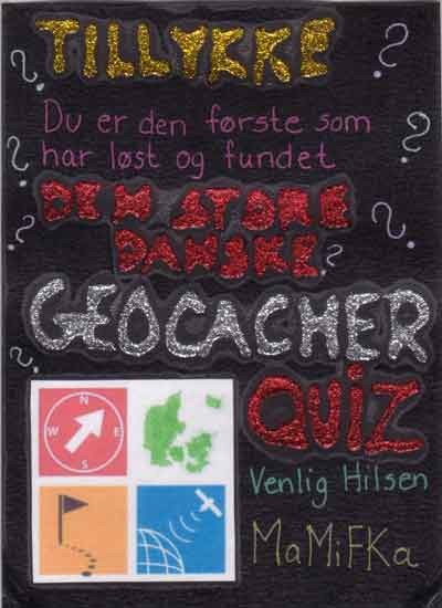 [Den Store Danske Geocacher Quiz]